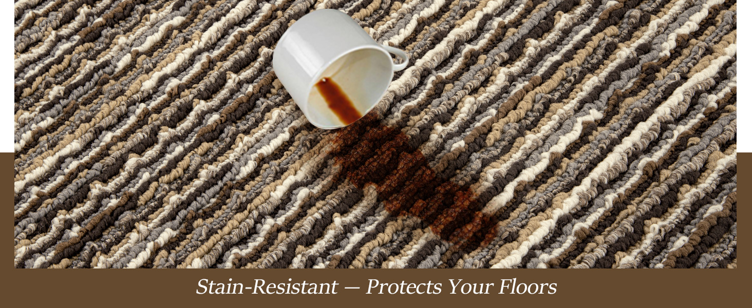 Kitchen Rugs Sets of 2-Non Slip Kitchen Mats for Floor-Thick Stain Resistant Vintage Kitchen Floor Mat Runner Carpet for Hallways Entryway Laundry Room Washable（Brown 22