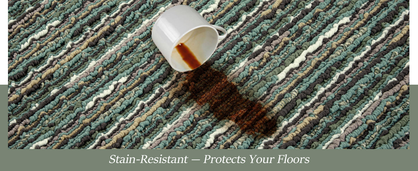 Kitchen Rugs Sets of 2-Non Slip Kitchen Mats for Floor-Thick Stain Resistant Vintage Kitchen Floor Mat Runner Carpet for Hallways Entryway Laundry Room Washable（Green 22