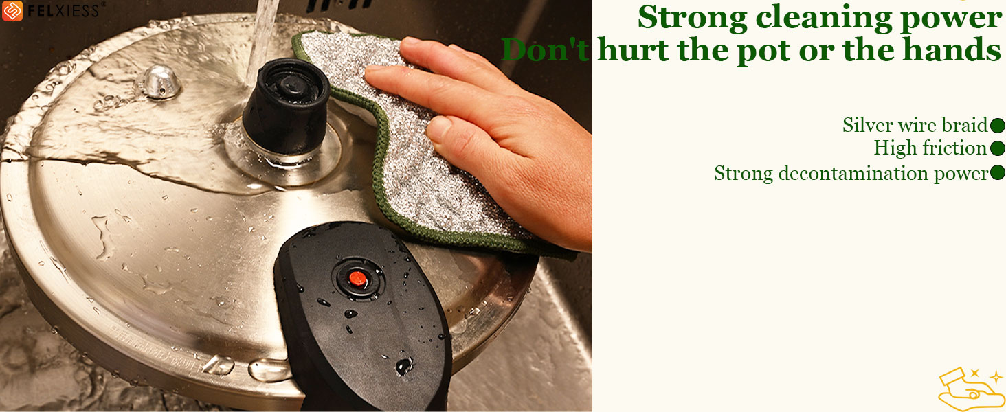 2026 New Double Side Non Scratch Wire Dishcloths,Multipurpose Wire Dishwashing Rags for Wet and Dry, Reusable Metal Dish Cloth,Wire Miracle Cleaning Cloths for Kitchen(Silver 6Pcs)