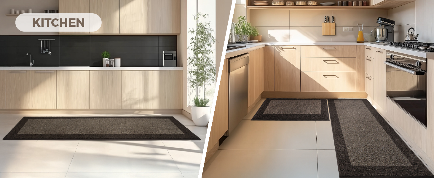 Machine Washable Kitchen Rug 32