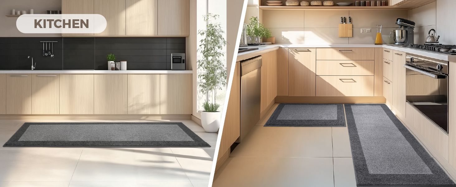 Machine Washable Kitchen Rug 32