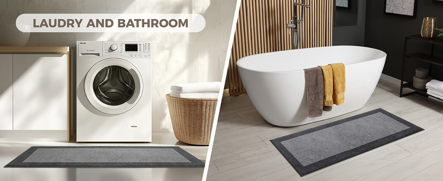 Machine Washable Kitchen Rug 32