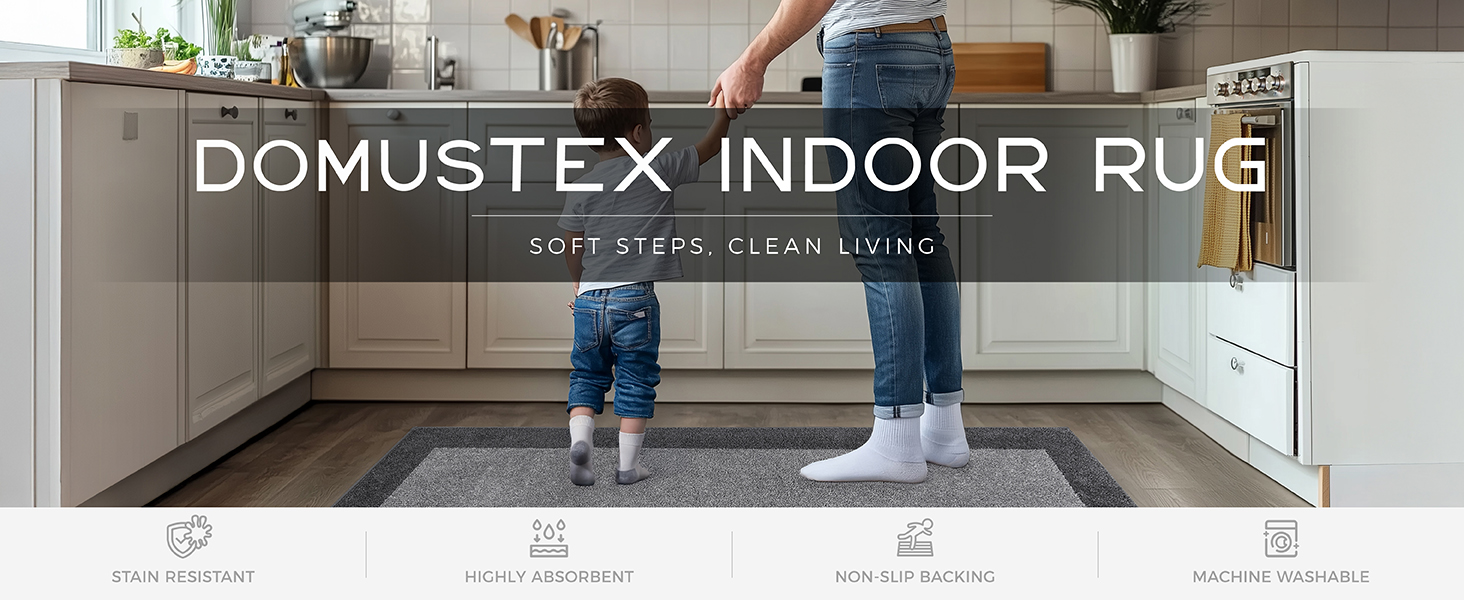 Machine Washable Kitchen Rug 32