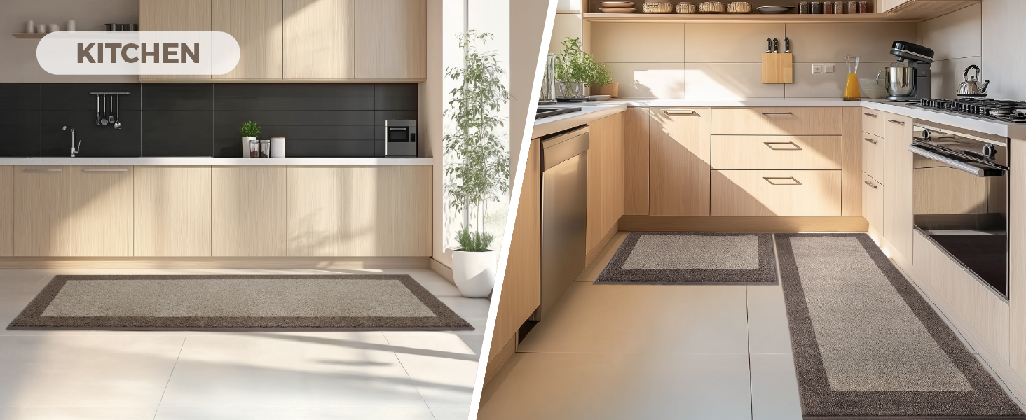 Machine Washable Kitchen Rug 32