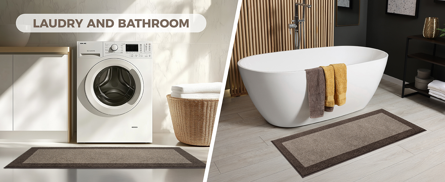 Machine Washable Kitchen Rug 32