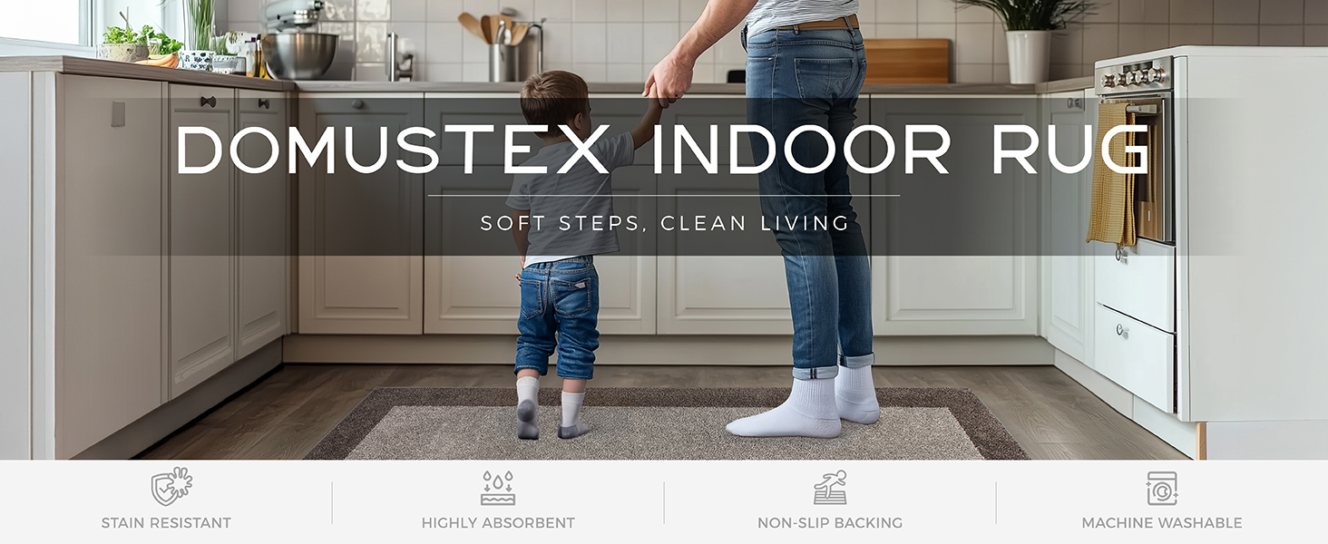 Machine Washable Kitchen Rug 32