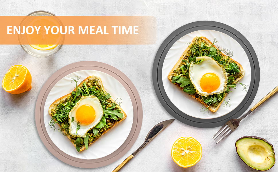 Silicone Trivet Mats 3 Pack Heat Resistant Pot Holders, Multipurpose Non-Slip Hot Pads for Kitchen Potholders, Hot Dishers, Jar Opener, Spoon Holder (Brown)