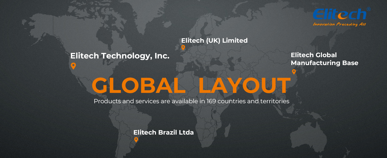 Elitech Laser Temperature Gun, Non-Contact Digital Infrared Thermometer, Adjustable Emissivity, Backlight, Handheld for Grill, Meat, Food, Candy, Automotive, HVAC Tools, -50~530°C(-58~986°F), DIT-220