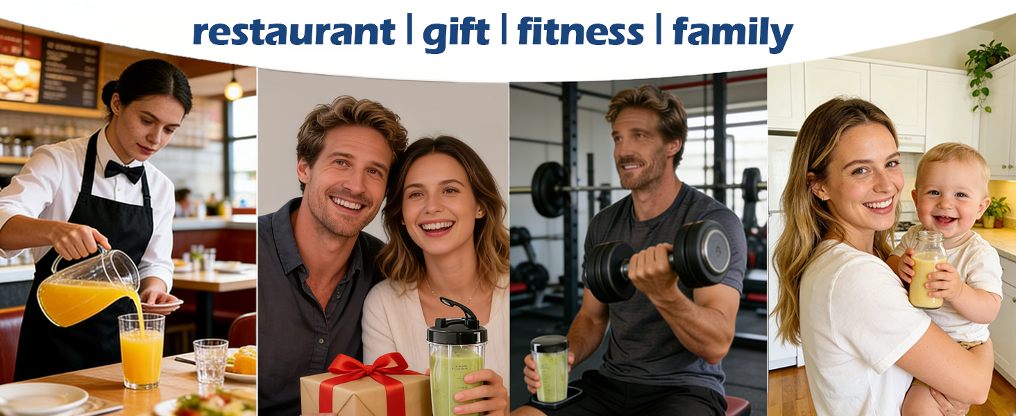 CRANDDI Professional Smoothie Blender, 80oz Countertop Blenders for Smoothies, Shakes & Ice Crushing, 1500W Compact Commercial Kitchen Blender with Stainless Steel Blade, 120V, K96