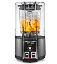 CRANDDI Professional Smoothie Blender, 80oz Countertop Blenders for Smoothies, Shakes & Ice Crushing, 1500W Compact Commercial Kitchen Blender with Stainless Steel Blade, 120V, K96