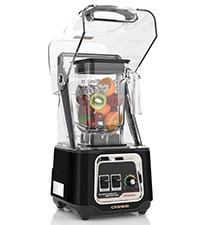 CRANDDI Professional Smoothie Blender, 80oz Countertop Blenders for Smoothies, Shakes & Ice Crushing, 1500W Compact Commercial Kitchen Blender with Stainless Steel Blade, 120V, K96