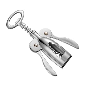 Cabilock Premium Red Wine Corkscrew Opener Wing Corkscrew Foil Cutter Heavy Duty Zinc Alloy Easy to Use for Home Restaurants and Bartenders