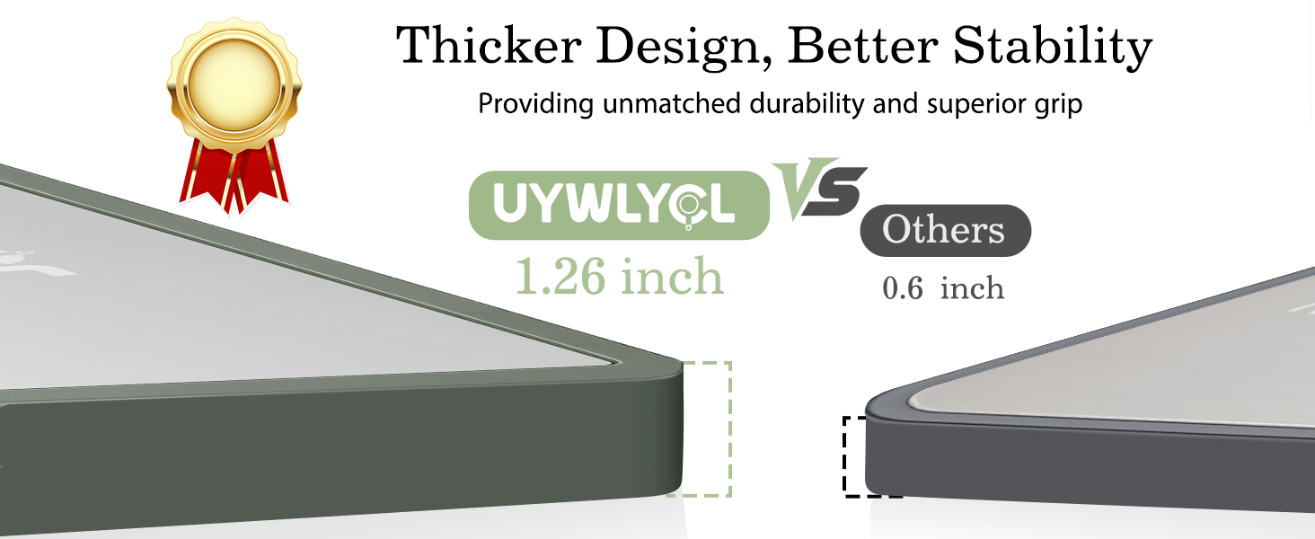 Titanium Cutting Board for Kitchen, Extra-Thick Double Sided Non-Toxic, Titanium & Wheat Straw PP, Food-Grade Chopping Board, Easy to Clean, Large 16"x11"