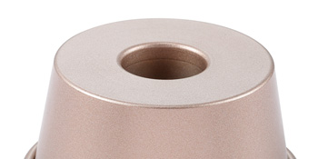 3.5-Inch Mini Angel Food Cake Pan Set,6pcs Nonstick Fluted Tube Pan,Small Chiffon Baking Cup, Carbon Steel Round Cake Mold,Tube Bakeware for Oven Baking for Making Jello,Chocoflan,Flan(Gold)