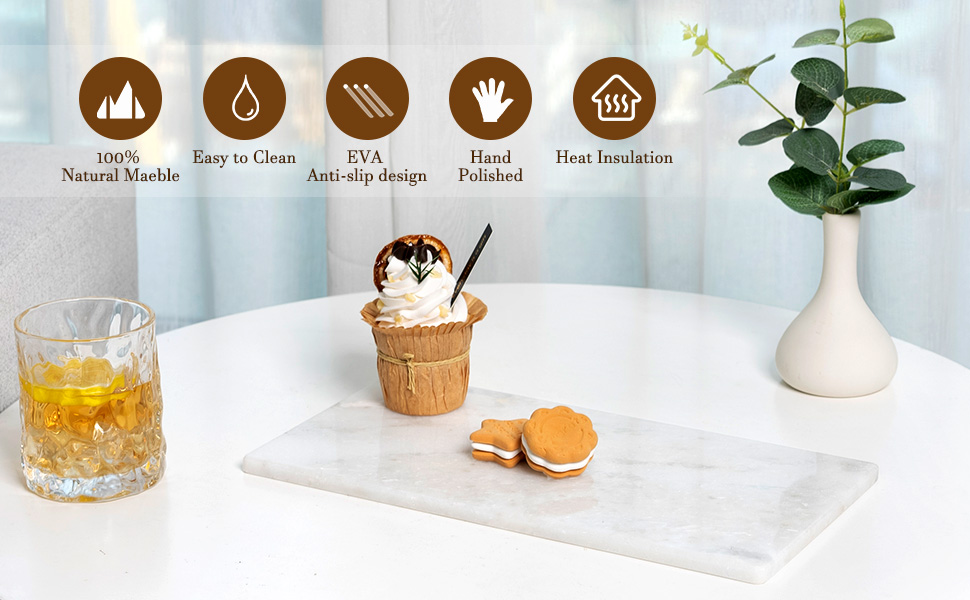 Natural Marble Trivet 12