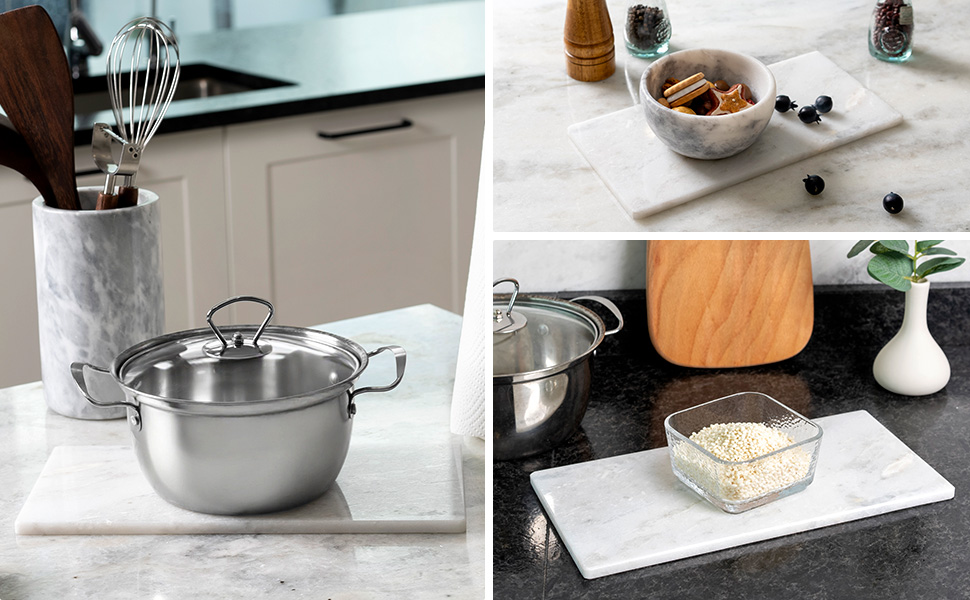 Natural Marble Trivet 12