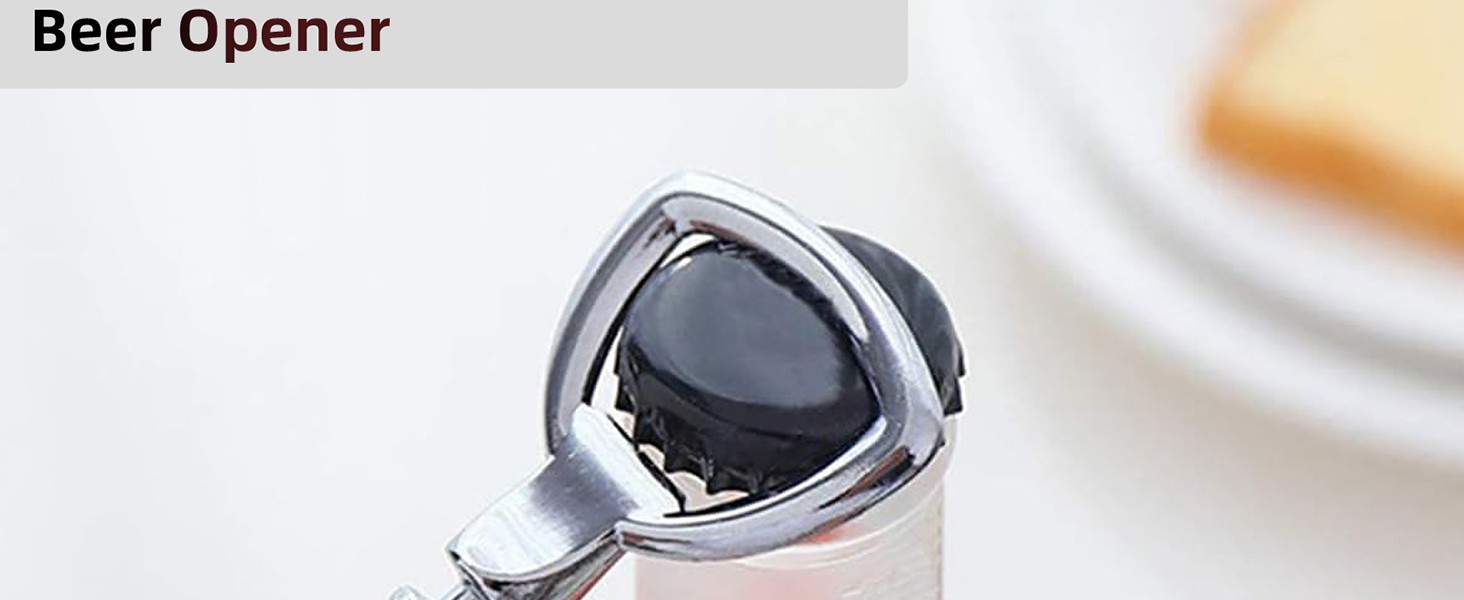 Wing Corkscrew Wine Opener, Premium Zinc Alloy Manual Bottle Opener, Heavy Duty Multifunctional Tool for Kitchen, Bar, Restaurant & Waiters (Silver)