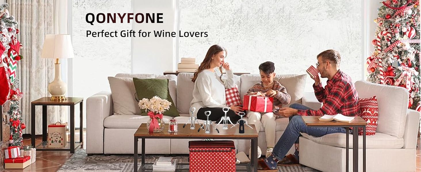 Wing Corkscrew Wine Opener, Premium Zinc Alloy Manual Bottle Opener, Heavy Duty Multifunctional Tool for Kitchen, Bar, Restaurant & Waiters (Silver)