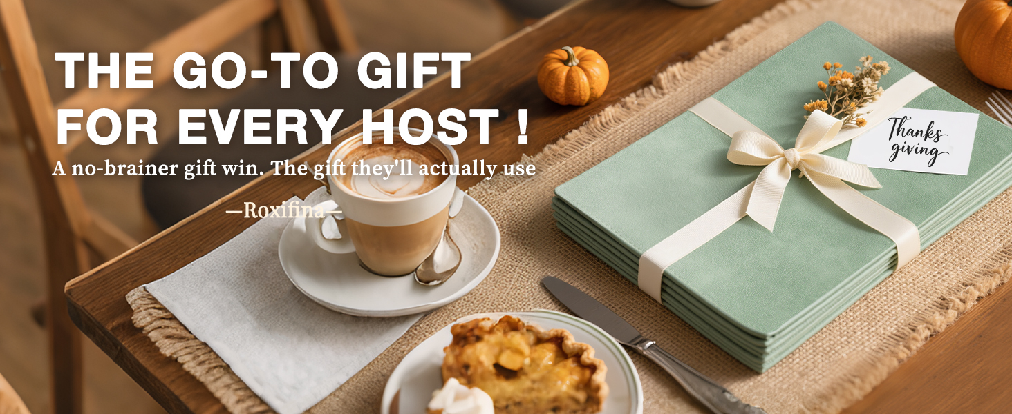 Roxifina Faux Leather Placemats Set of 6 - Vinyl Placemats Wipeable Waterproof Oil-Proof PU Place Mats Heat Resistant Reversible Table Mats for Dining, Kitchen, Outdoor, 12 x 17 Inch (Green)