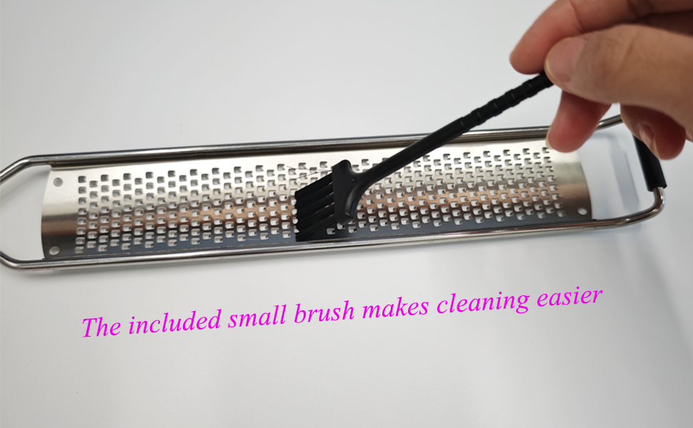 Stainless Steel Cheese Zester, Wide Lemon Shredder, Kitchen Lemon Zester Tool, Cheese Grater, Lemon Grater, Stainless Steel Long Handled