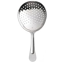 Cocktail Strainer Set – Bar tools Stainless Steel Includes Hawthorne Strainer, Julep & Fine Mesh Cocktail Strainers, Mixing Spoon – Drink Shaker Strainer for Bartending