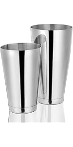 Cocktail Strainer Set – Bar tools Stainless Steel Includes Hawthorne Strainer, Julep & Fine Mesh Cocktail Strainers, Mixing Spoon – Drink Shaker Strainer for Bartending