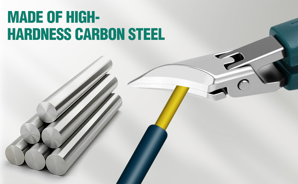 Upgraded Eagle Beak Beveled Nail Clippers, Long Handle Wide Jaw Slanted Nail Clipper, Eagle Beak Angled Edge Nail Clippers 3-Piece Set, Wide Jaw Opening Anti-Splash Nail Clipper for Men Women(Green)