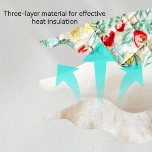 2 Pack Heart-Shaped Pot Holders for Kitchen - 15.01x19.84cm Heat Resistant Oven Pot Holders with Retro Floral Pattern, Hanging Potholders for Kitchens, Kitchen Mitts for Oven & Oven Mitt (Blue)