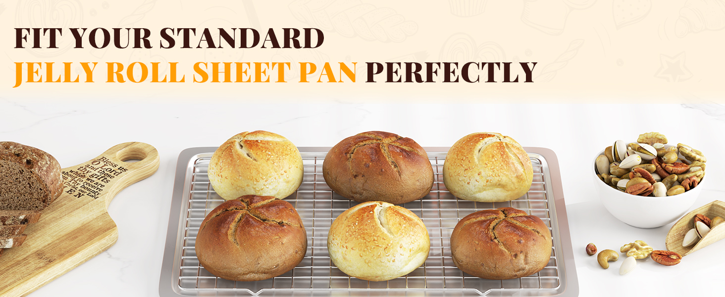 Cooling Racks for Cooking and Baking - 2 PCS 10