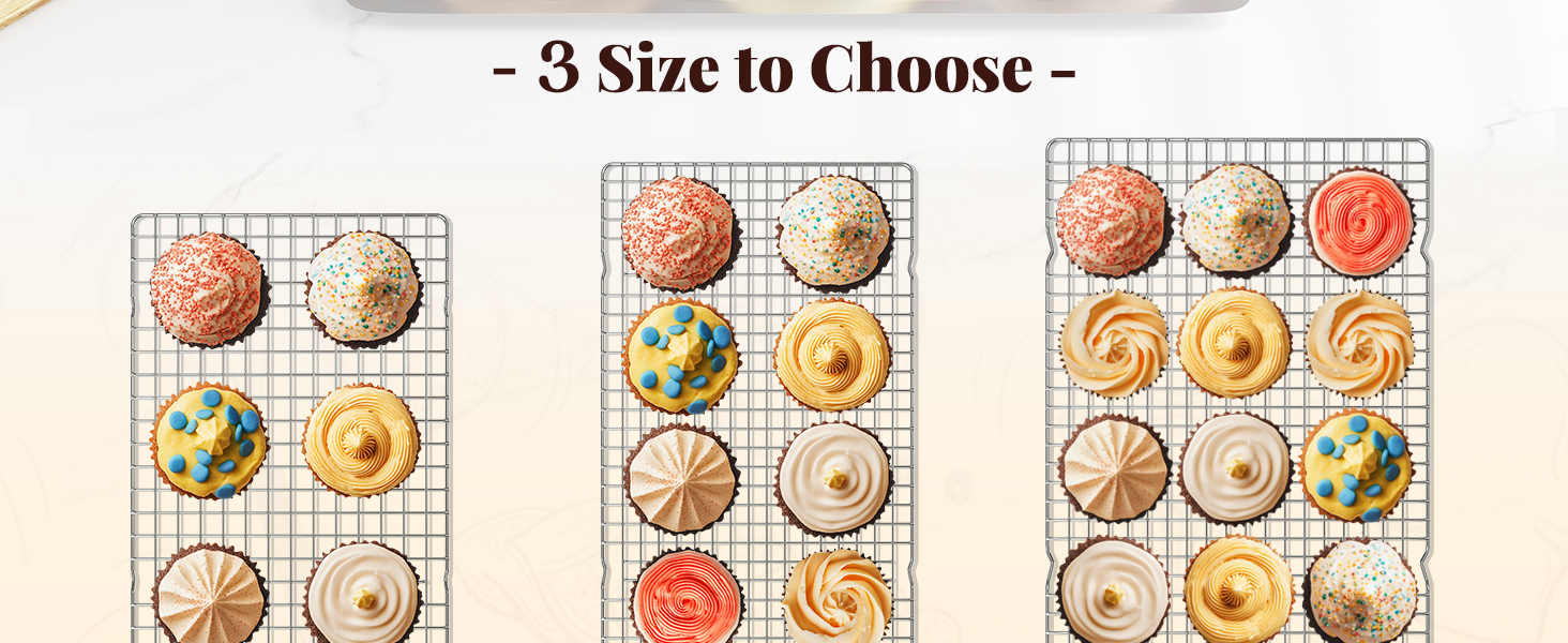 Cooling Racks for Cooking and Baking - 2 PCS 10