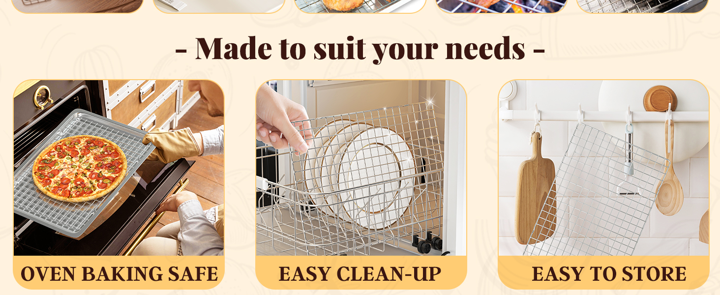 Cooling Racks for Cooking and Baking - 2 PCS 10