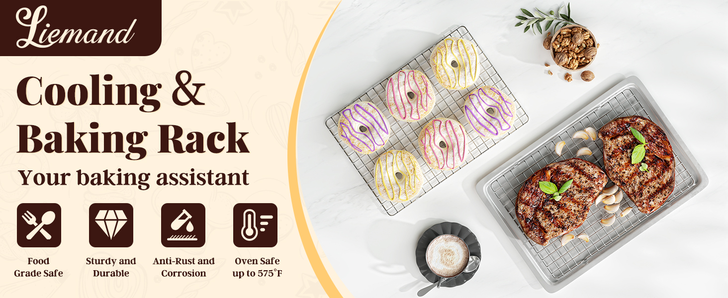 Cooling Racks for Cooking and Baking - 2 PCS 10
