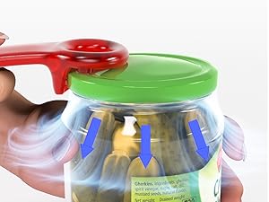 1 Pcs Readaeer Jar Opener for Weak Hand & Seniors with Arthritis (Blue)