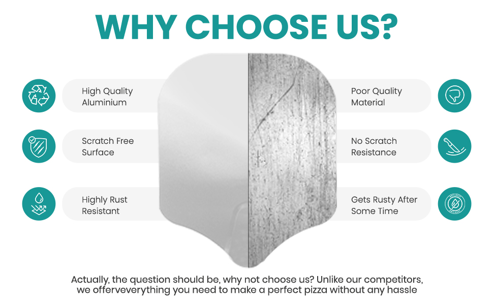 Aluminum Pizza Peel & Rocker Cutter Set (12