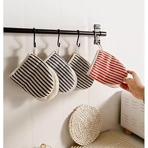 1 Pair Mini Oven Mitts,High Heat Resistant Oven Gloves,Kitchen Short Oven Mit with Hanging Loop for BBQ, Baking, Cooking and Grilling, (Khaki)