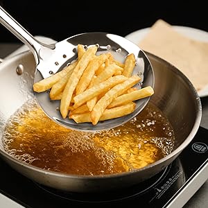 Stainless Steel Kitchen Utensil Set – Premium Thickened Cooking Utensils Set, Silver Kitchen Tools Set for Cooking, Dishwasher Safe Kitchen Tool Set