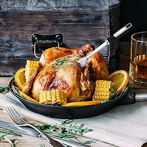 Stainless Steel Kitchen Utensil Set – Premium Thickened Cooking Utensils Set, Silver Kitchen Tools Set for Cooking, Dishwasher Safe Kitchen Tool Set