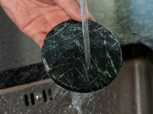 Koville Marble Coaster Set of 4, Round Coasters, 4