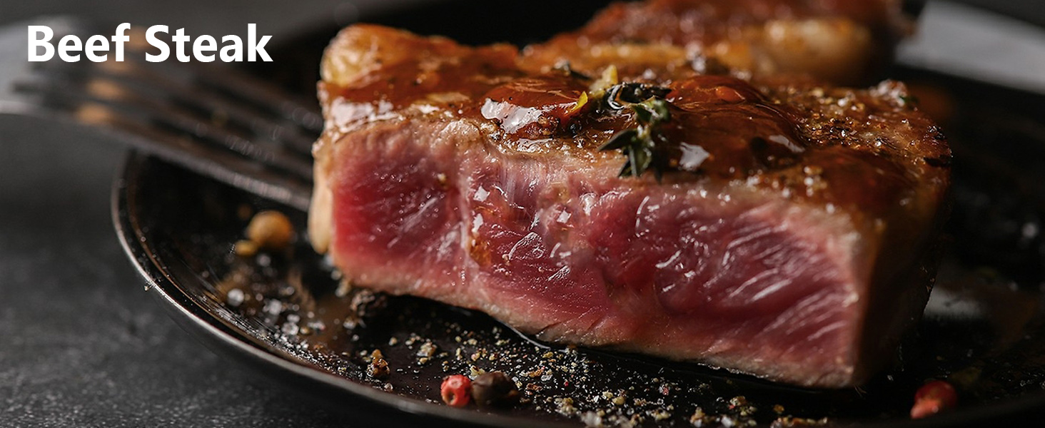 YOTAN Electric Meat Tenderizer for Steak, 3 Speed Powerful Motor, Tenderizes Tough Meat in Seconds, Stainless Steel Tender Head, Safe One-Press Design, Easy to Clean, for Beef Pork Chicken BBQ