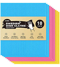 AIDEA Microfiber Cleaning Cloth, 20PK, Soft Absorbent Rags, Microfiber Towels for Cars, Kitchen Towels, Dusting Cloth for Home, Window, Cleaning Supplies, 12