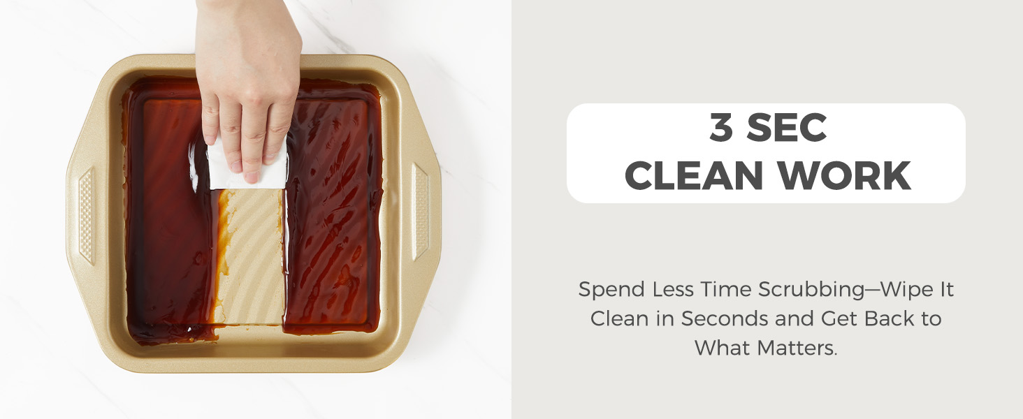 HONGBAKE 9-Piece Non Stick Baking Pans Set with Wave Texture for Reduced Oil, 0.8mm Thick Non Toxic Bakeware Sets, Includes Stackable Cookie Sheets for Oven Cooking, Cake Pan, Muffin Pan, Gold