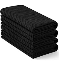 Homaxy Kitchen Towels and Dishcloths Set, 16 x 25 and 12 x 12 Inches, Set of 8 Cotton Terry Kitchen Dish Towels, Super Soft and Absorbent Dish Cloths, Blue/Yellow/Red/Green