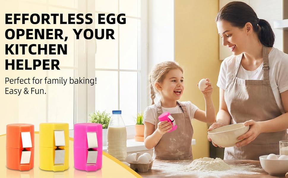 3pcs Egg Shell Opener, Egg Peeler Tool Set,Egg Separator for Raw Eggs, Hard Boiled Egg Peeler,Kitchen Gadgets for Bakers Prep（The metal sheet is removable, making it easy to install and clean）