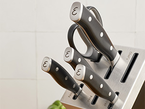 HENCKELS x EMERIL Lagasse The Nola Collection Razor-Sharp German 2-pc Carving Knife Set, Made in Company-Owned German Factory with Special Formula Steel perfected for almost 300 Years, Dishwasher Safe