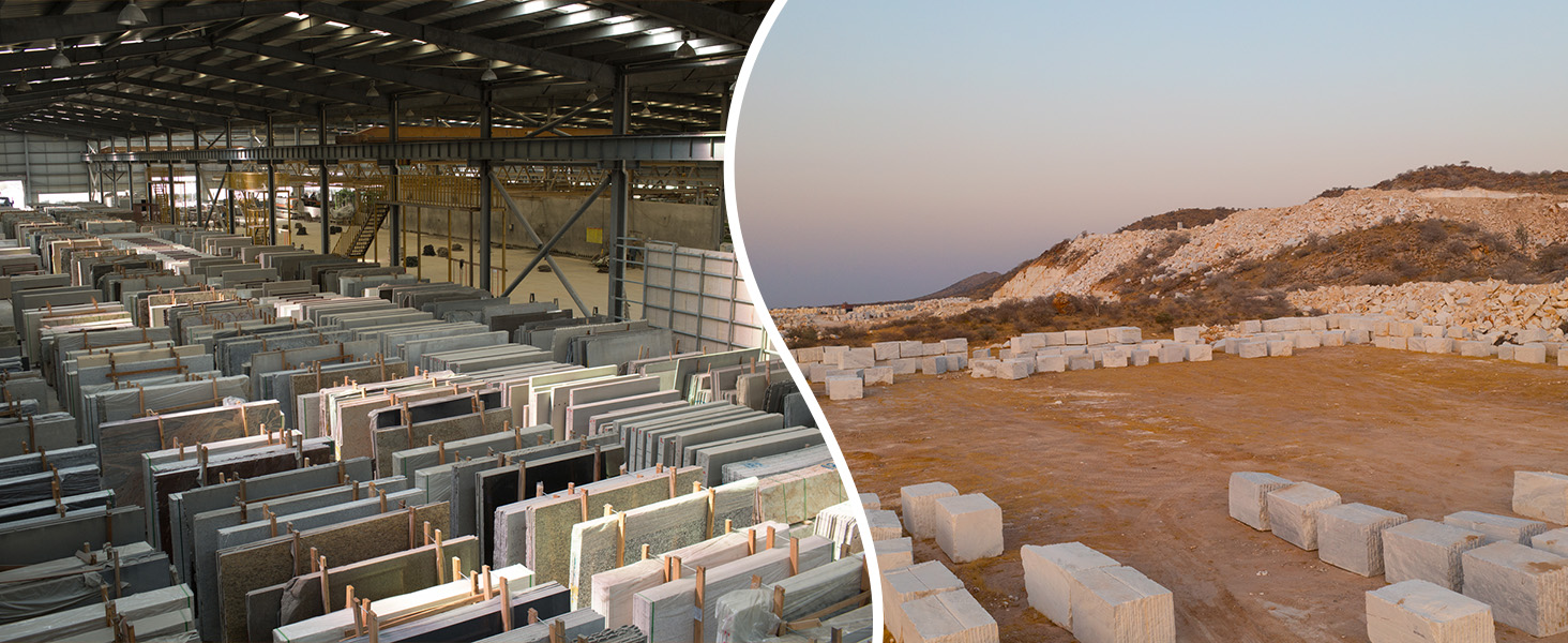 Koville Travertine Coasters, Marble Coaster Set of 4 for Drinks, 4