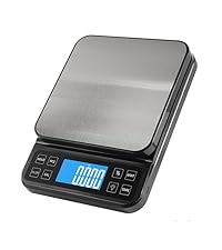 BOMATA Waterproof Kitchen Scale, 0.1g/0.01oz High Precision, 5kg/11lb, Washable, USB Rechargeable, Digital Scale for Food,Cooking, Baking, Weight Loss, Grey