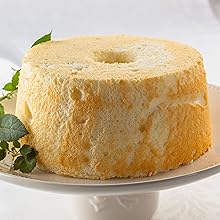 Fox Run Stainless Steel Angel Food Cake Pan, Tube Cake Pan With Removable Bottom, Round 10