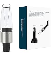 KITCHENDAO Detachable Wine Aerator Pourer - BPA Free Tritan Premium Wine Air Aerator Decanter Spout Dispenser - No Drip or Spill - Improve Taste and Bouquet Instantly - Dishwasher Safe