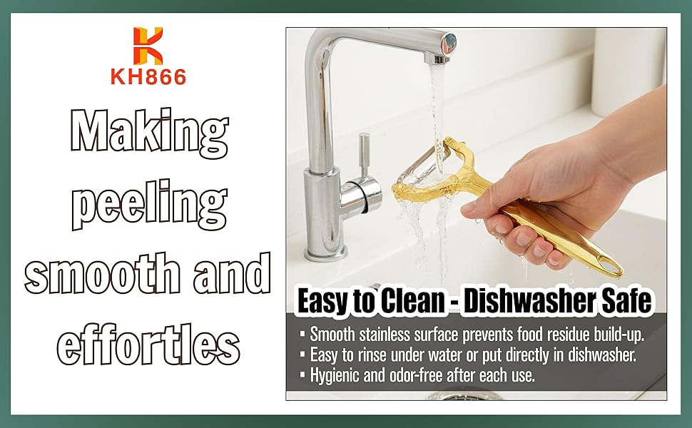 Gold Potato Peeler - Ultra Sharp Vegetable Peelers For Kitchen, No Rust Stainless Steel Serrated Y Peeler, Easy To Use With Durable Non Slip Ergonomic Grip For Carrot Fruits Veggie Kiwi, High Tensil