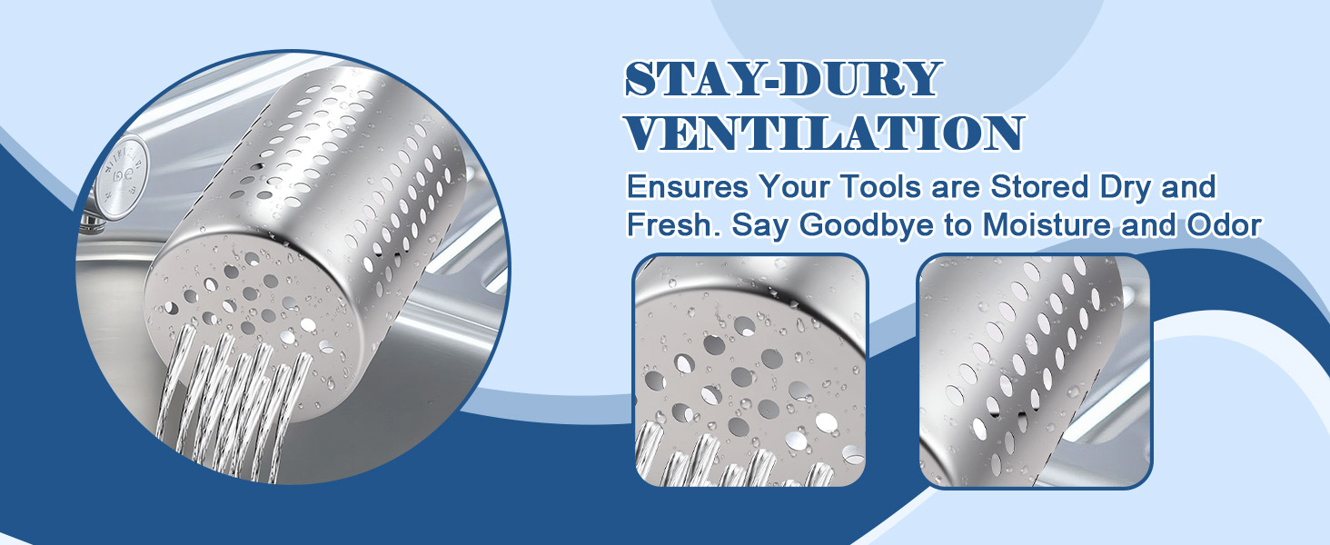 BEWOS Cooking Utensils Set 15 Piece - Stainless Steel Kitchen Utensils Set, Kitchen Tools Set with Spatula and Holder, Non-Toxic, Dishwasher Safe & Heat Resistant